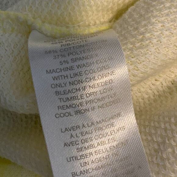 Z By Zella Womens Radial Cropped Sweatshirt Yellow Tie Dye Crew Neck Plus 2X New - Picture 7 of 7